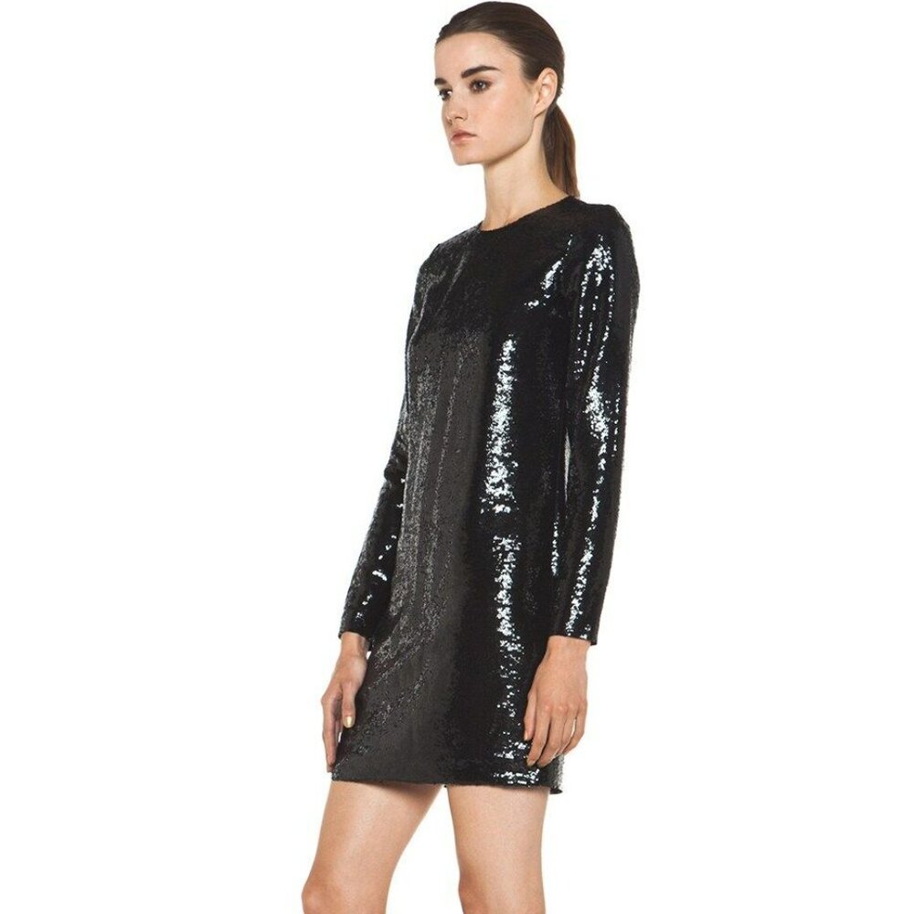 Diane Von Furstenberg Sequin Shift Mini Dress 6